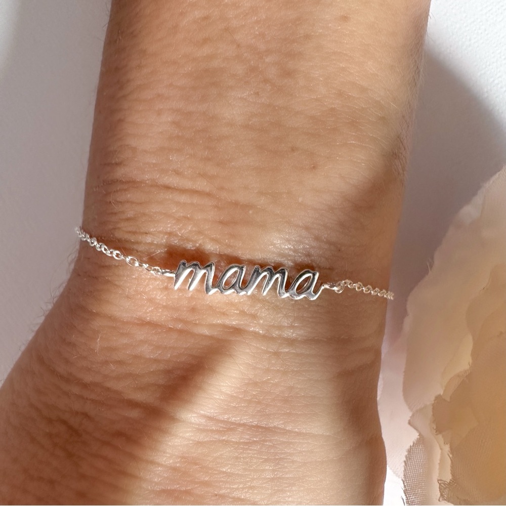 Mama bracelet in 925 sterling silver